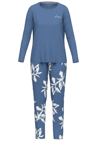 Pyjama, Rundhals, offen
