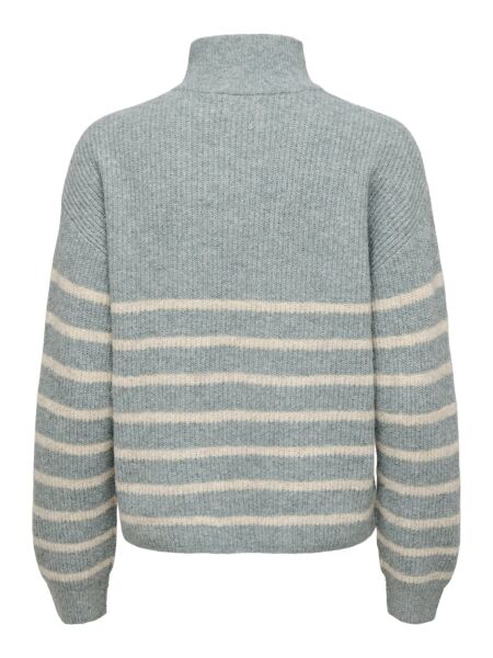 ONLTOKYO L/S ZIP PULLOVER KNT NOOS