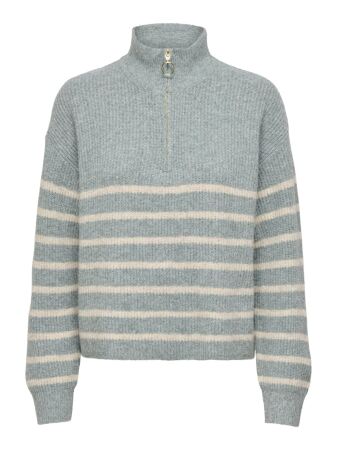 ONLTOKYO L/S ZIP PULLOVER KNT NOOS