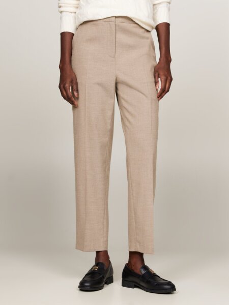 FLANNEL SLIM STRAIGHT PANT