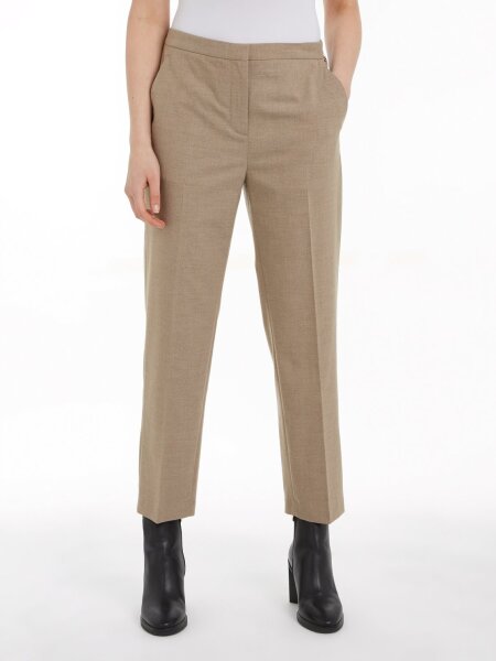 FLANNEL SLIM STRAIGHT PANT