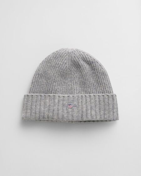 UNISEX. SHIELD WOOL BEANIE