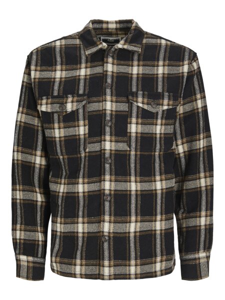 JCOEDDIE CHECK WOOL BLEND OVERSHIRT