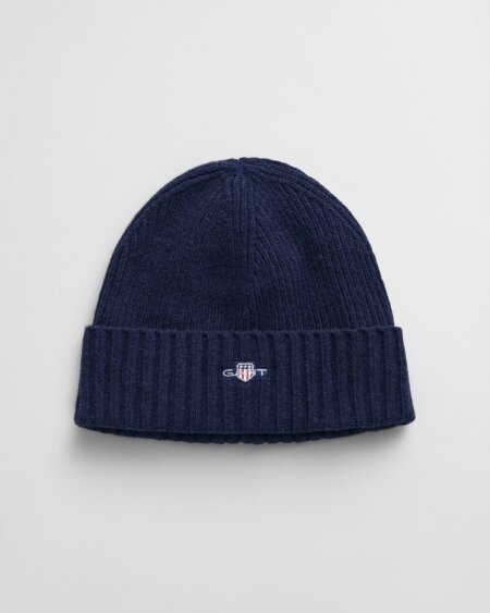 UNISEX. SHIELD WOOL BEANIE