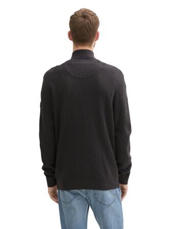 structured knit jacket