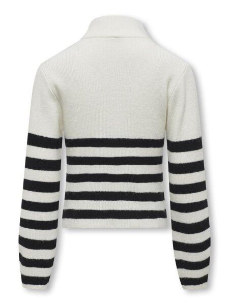 KOGFRANCA HALF ZIP L/S STRIPE KNT N
