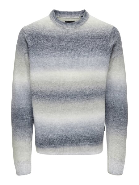 ONSTIMBER REG 5 SPRAY CREW KNIT