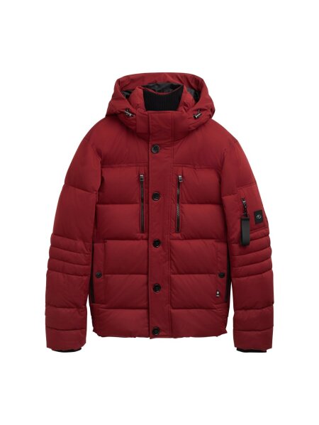 puffer jacket with hood