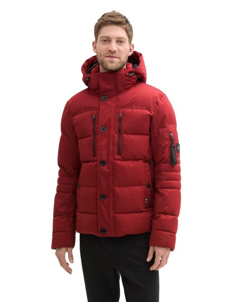 puffer jacket with hood