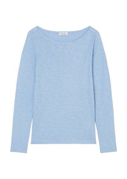 T-shirt, long sleeve, boat neck