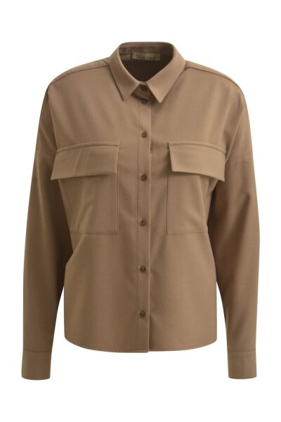 FLANNEL POCKET BLOUSE