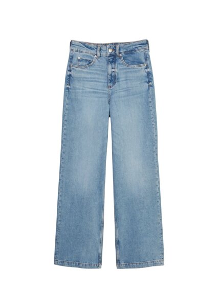 Denim trouser, wide fit, regular le
