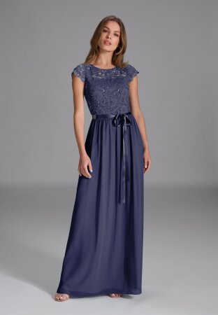 Abendkleid aus Chiffon mit paillett