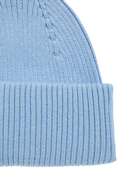 Beanie, knitted, double fold-up, ri