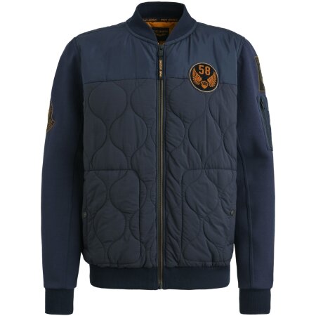 Zip jacket interlock nylon mix