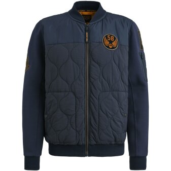 Zip jacket interlock nylon mix
