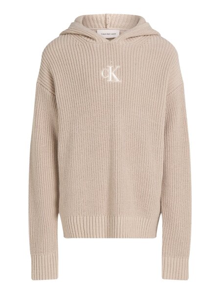 RELAXED HOODIE RIB CK SWEATER