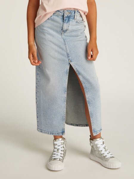 DENIM MAXI SKIRT