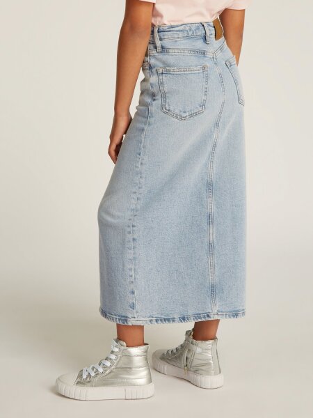 DENIM MAXI SKIRT