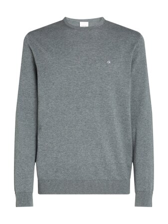 COTTON SILK BLEND CN SWEATER