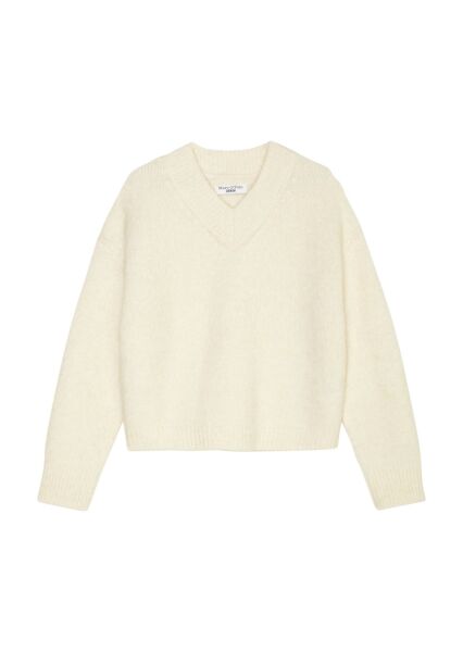 Knit Pullover, Longsleeve, V-Neck