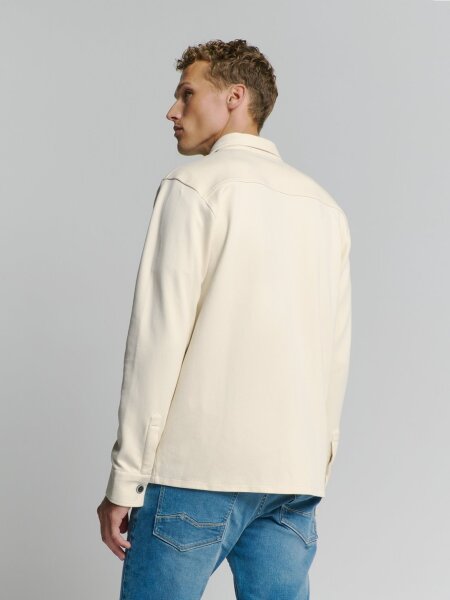 Overshirt Button Closure Sweat