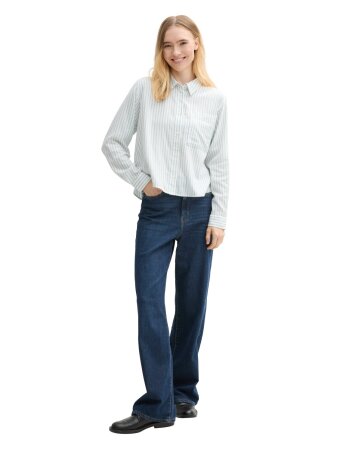 cozy stripe shirt