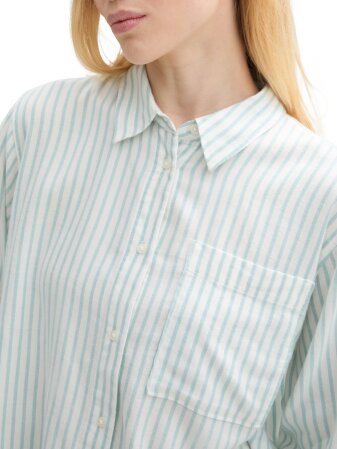 cozy stripe shirt