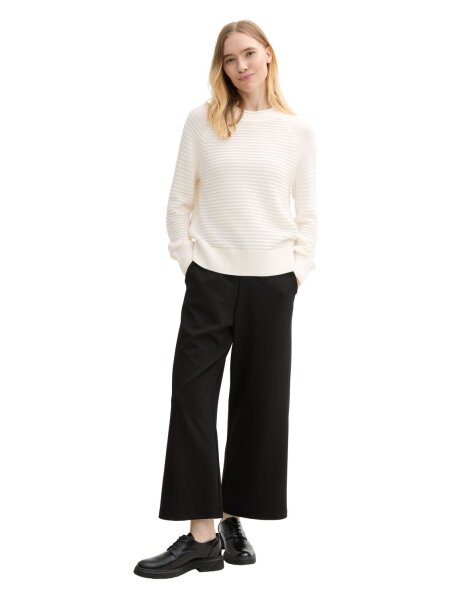 ottoman knit pullover