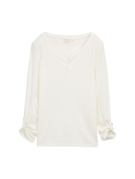 T-shirt stripe henley