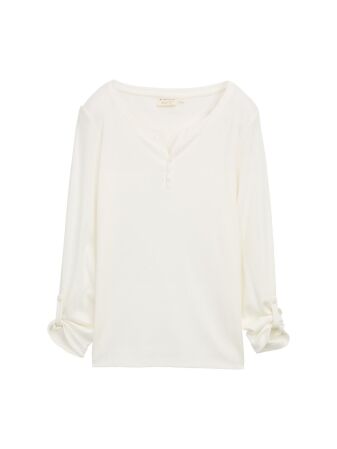 T-shirt stripe henley