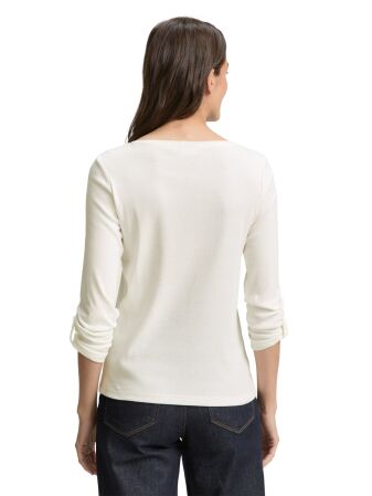 T-shirt stripe henley