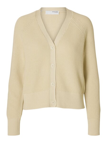 SLFBIRLA LS KNIT SHORT CARDIGAN