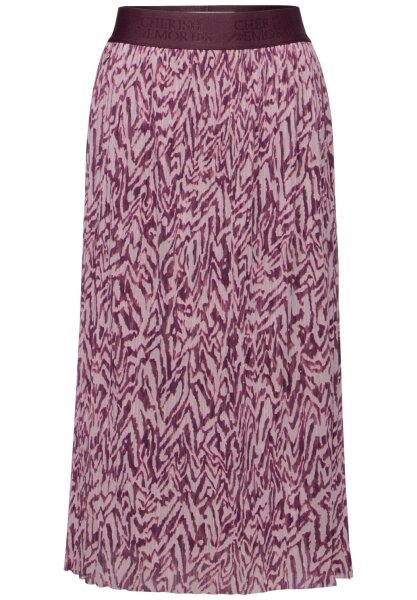 Midi skirt Mesh PlissÃ©e_AOP