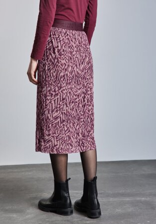 Midi skirt Mesh Pliss&Atilde;&copy;e_AOP