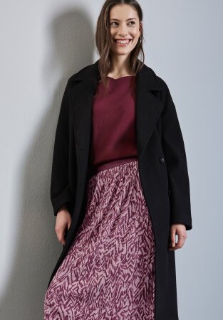 Midi skirt Mesh Pliss&Atilde;&copy;e_AOP