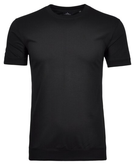 T-Shirt round neck waist rib