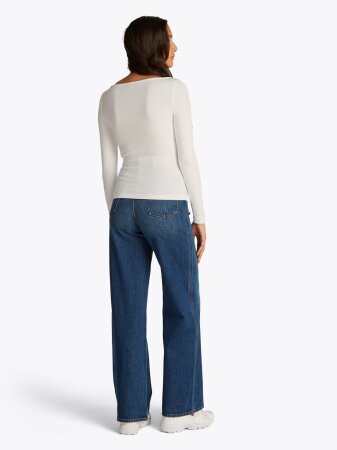 TJW BOAT NECK TOP LS
