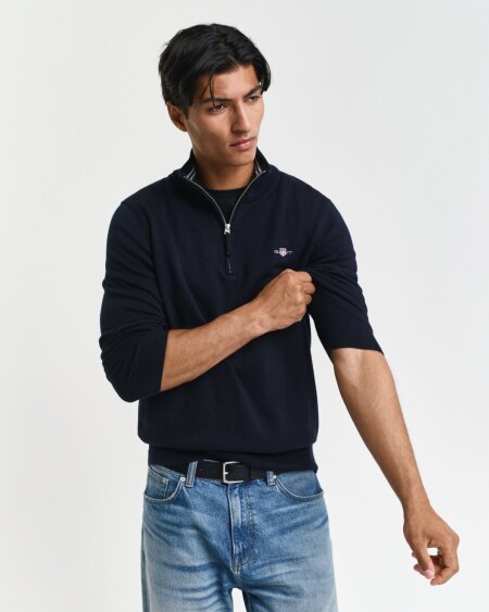 CLASSIC COTTON HALF ZIP