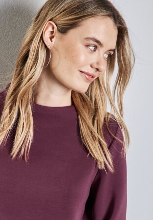 LTD QR silk look turtle neck s