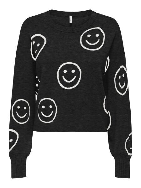 ONLMONTANA LS JQ O-NECK CC KNT