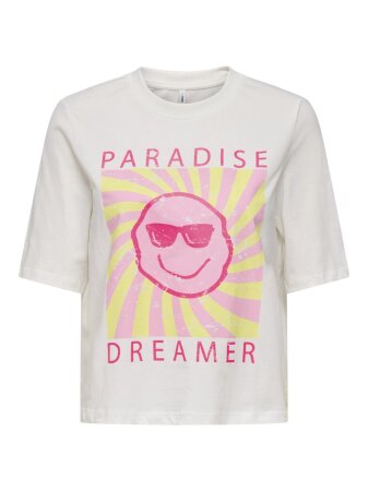 ONLCARTY LIFE S/S TEE BOX CS JRS
