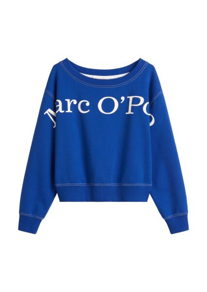 Sweatshirt, boat neck, MOP logo at