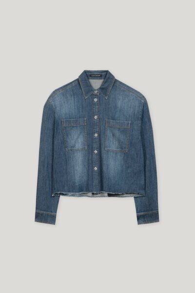 Denim-Hemdbluse