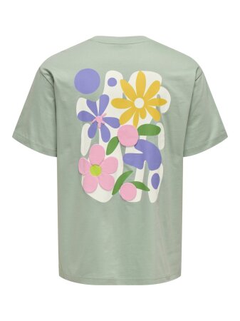 OSJFLORA COL PRINT RLX SS TEE