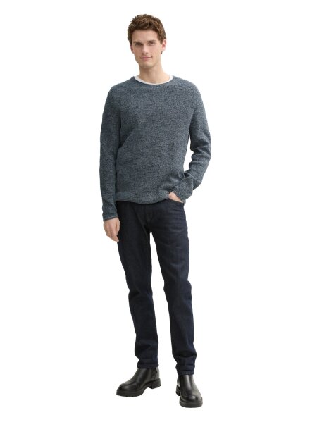 structured crewneck knit