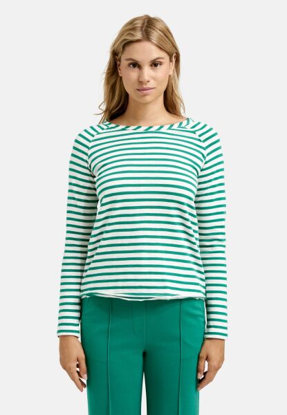 BASIC SWEAT RAGLAN STRIPED