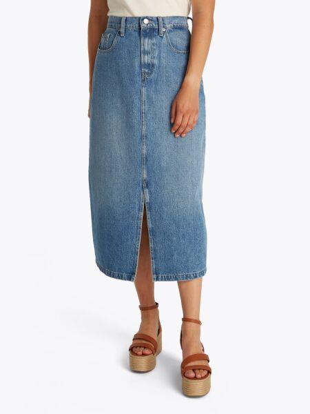 DNM MIDI STRAIGHT SKIRT HW UMA