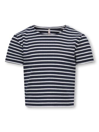 KOGNELLA STRIPED S/S O-NECK TOP JRS