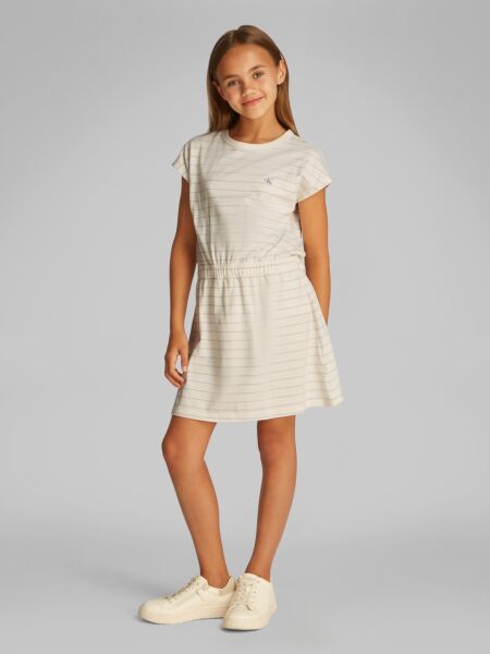 CK STRIPE SS DRESS